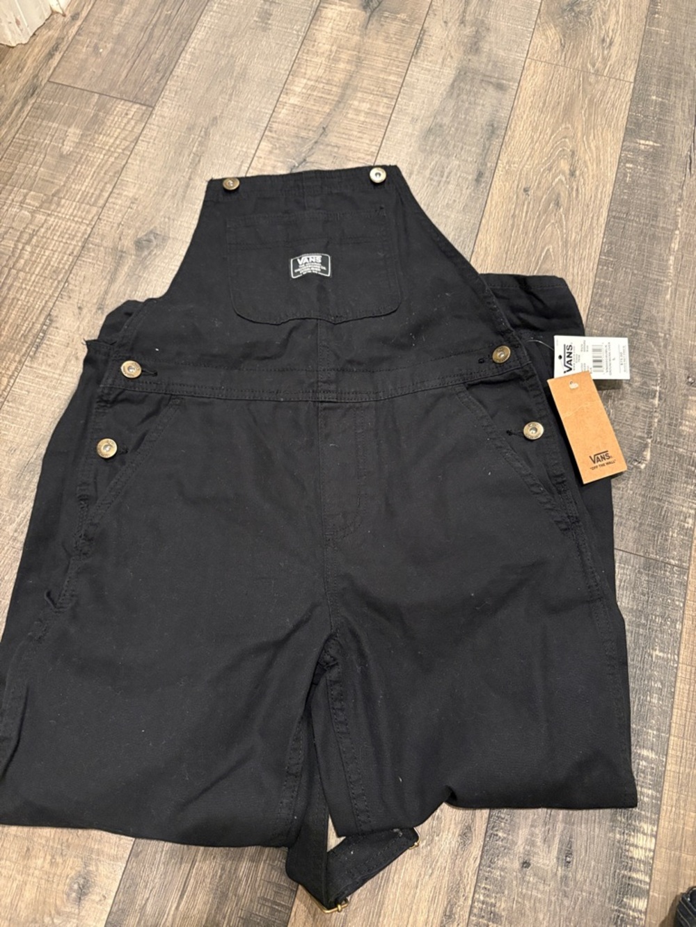 Vans Black Bib Overalls